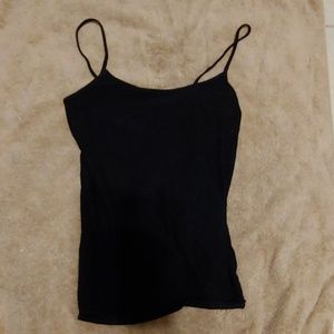 Black tank top